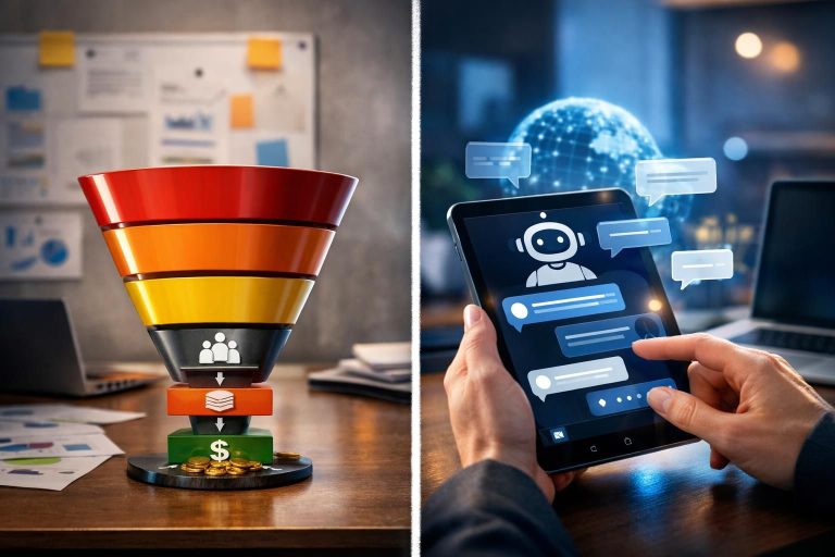 erfahren sie, wie konversationelle interfaces traditionelle verkaufstrichter verändern und optimieren, um kundeninteraktionen zu verbessern und den umsatz zu steigern.